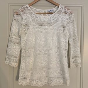 White Lace Top